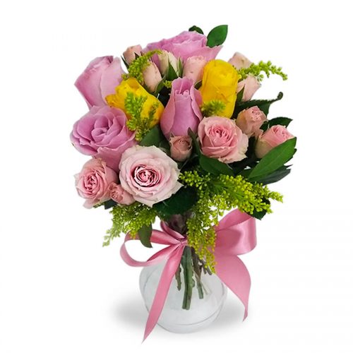 vaso de rosas em Florianópolis floricultura em Floripa decoração de eventos