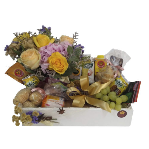 cesta de chá para ela flores florianópolis