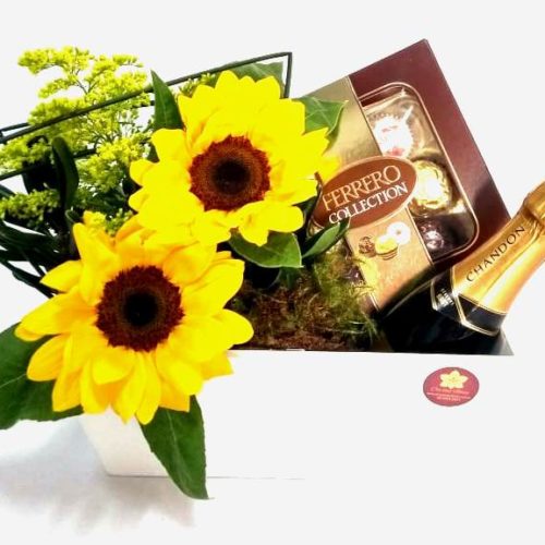 caixa doce chandon ferrero girassol