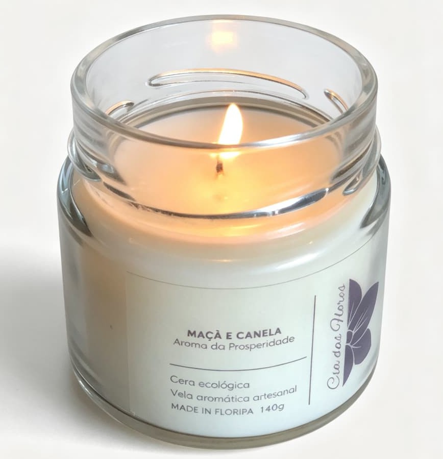 vela maca e canela